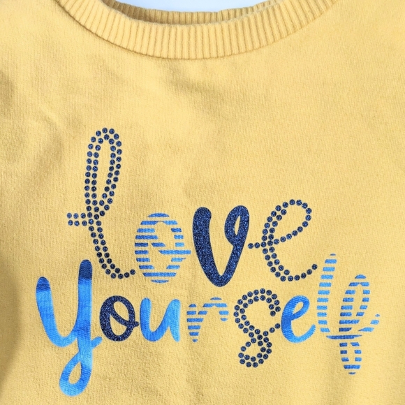 That Girl Lay Lay & Wonder Nation "Love Yourself Sweat & Sweatshirt Dress Bundle - Picture 4 of 11